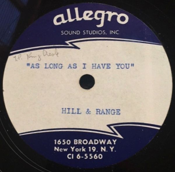 As long as I have you - demo acetate.jpg