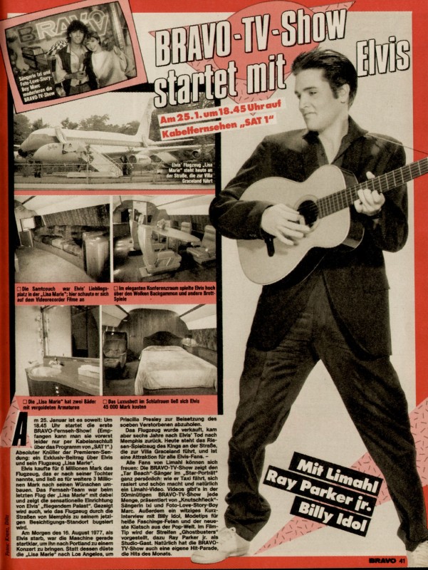 ELVIS 1985-05 BRAVO TV startet mit Elvis(1).jpg